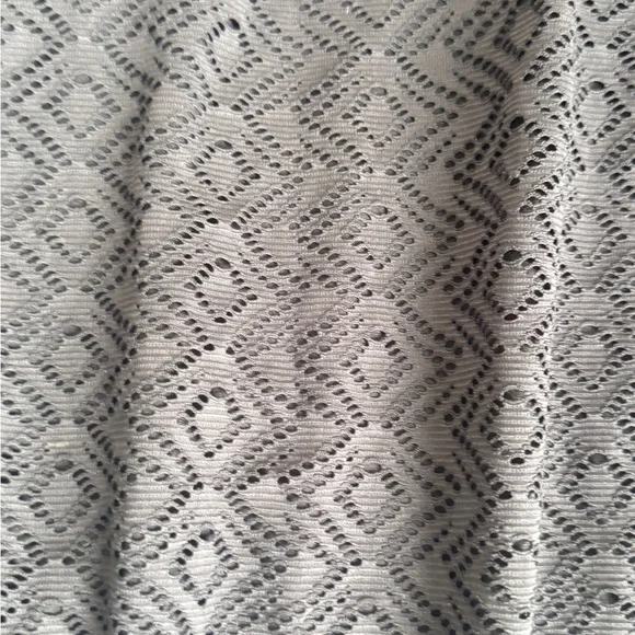 Black Catalina Black Lace-Texture One-Piece Swimsuit. Adjustable straps sz XL - Picture 2 of 4